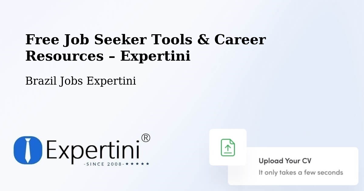 Free Job Seeker Tools & Career Resources – Jetibá - Jetibá, Brazil Jobs Expertini