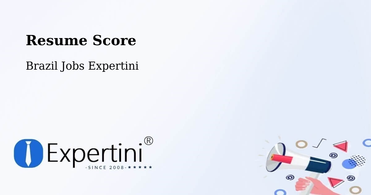 Resume Score & Job Description Match Tool – Jetibá - Brazil Jobs Expertini